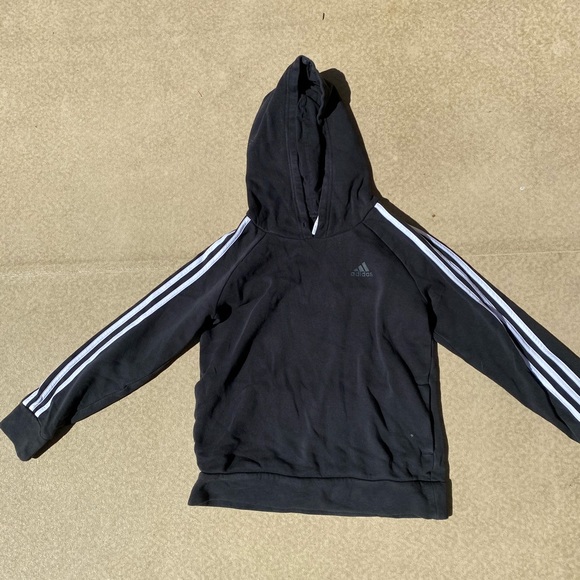black ADIDAS hoodie - Picture 1 of 3